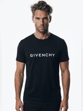 Givenchy Black Crew Neck Tee